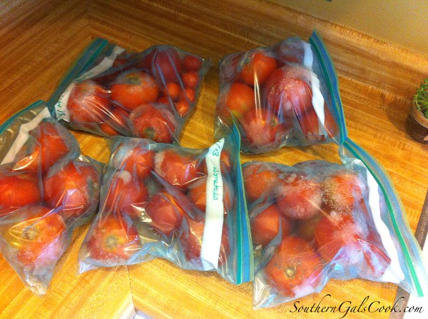 Tomatoes: From Frozen to Canned- SouthernGalsCook.com